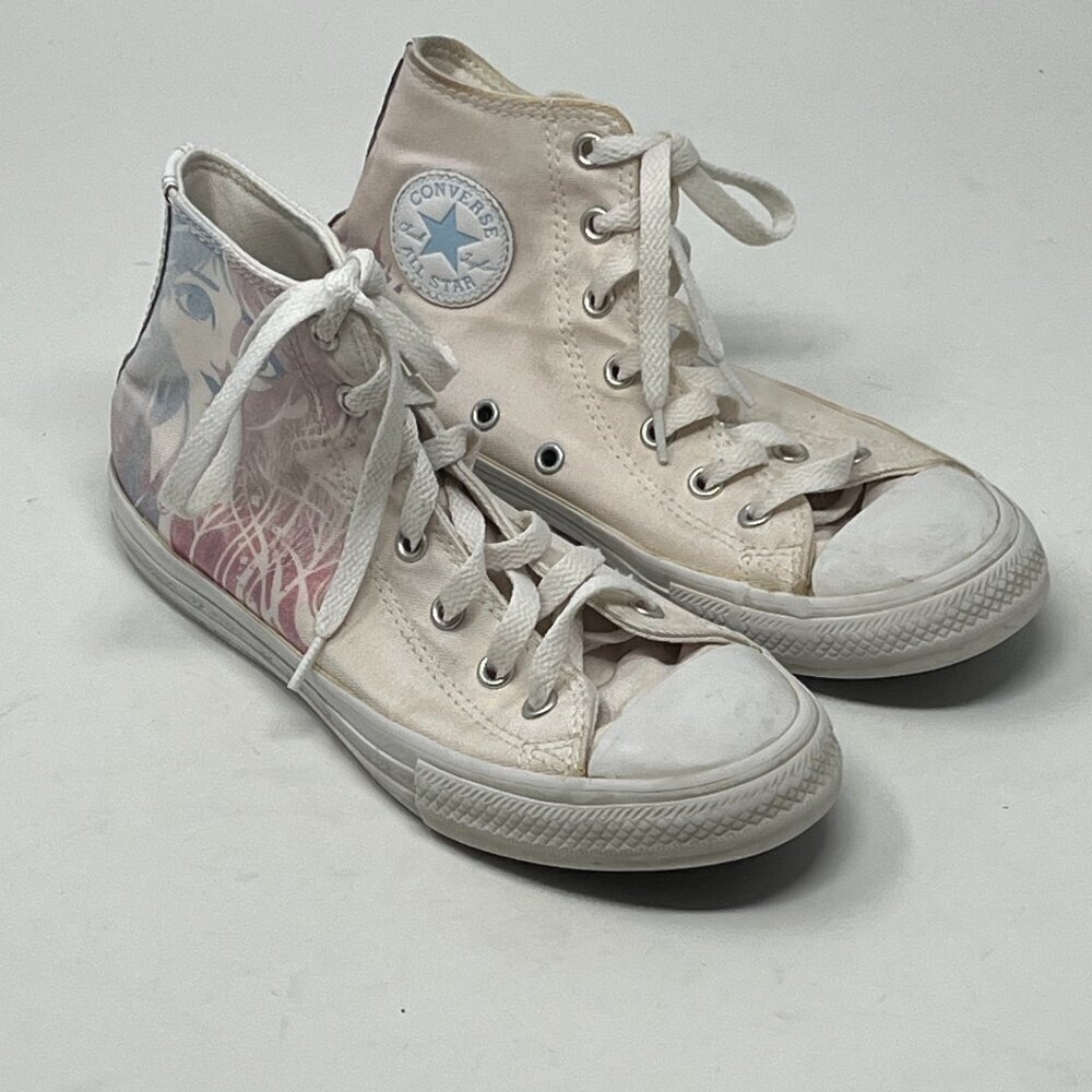 Converse All Star Frozen high-tops shoes 3 girls cream